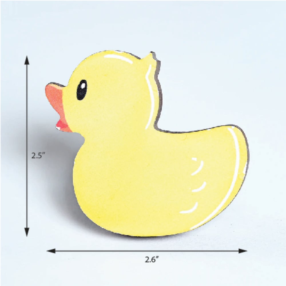 Handmade Acacia Wood Duck Kids Furniture Knob